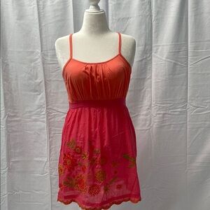 Floral Embroidered Chemise by Feather Bone for Anthropologie - NWOT